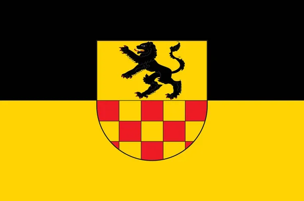Σημαία του Linnich σε Βόρεια Ρηνανία-Βεστφαλία, Γερμανία — Διανυσματικό Αρχείο