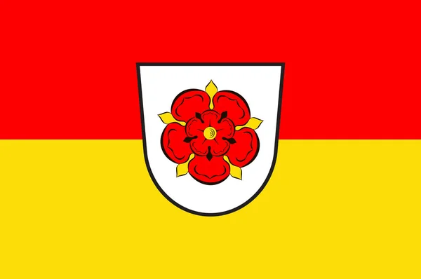 Bandeira de Lippe in North Rhine-Westphalia, Alemania —  Vetores de Stock