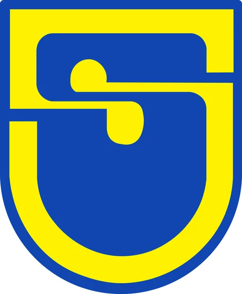 Simmerath város címere Észak-Rajna-Vesztfáliában — Stock Vector