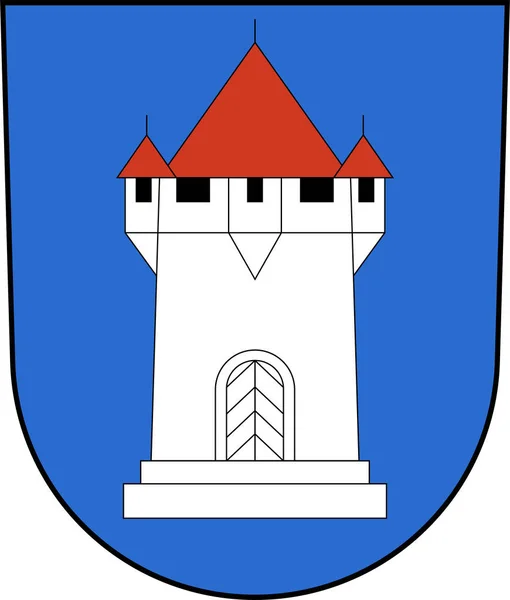 Wappen von Oberstrass in der Schweiz — Stockvektor