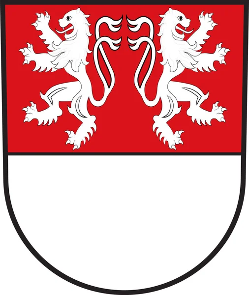 Escudo de Witten en Renania del Norte-Westfalia, Alemania — Vector de stock