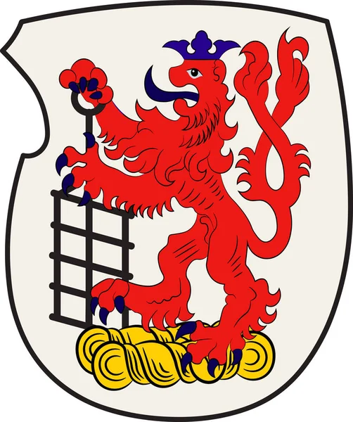 Wappen von Wuppertal in Nordrhein-Westfalen, Deutschland — Stockvektor