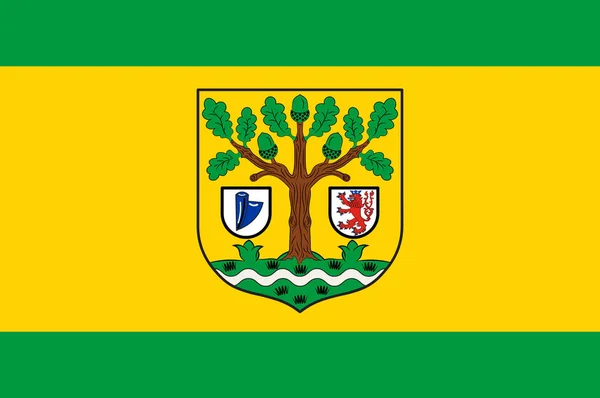 Bandera de Waldbroel en Renania del Norte-Westfalia, Alemania — Archivo Imágenes Vectoriales