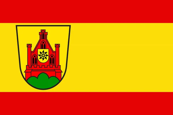 Bandiera di Gevelsberg in Renania Settentrionale-Vestfalia, Germania — Vettoriale Stock