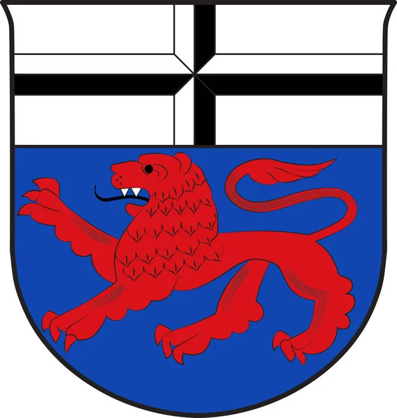 Bonn, Észak-Rajna-W területén található Bonn települési kerületének címere — Stock Vector