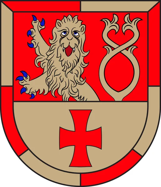 Escudo de Daaden-Herdorf en Renania-Palatinado, Alemania — Vector de stock