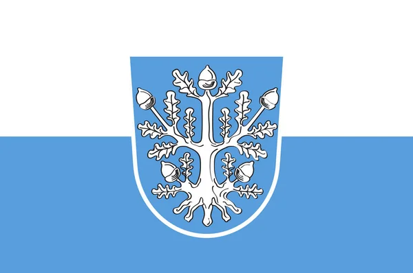 Flagge von Offenbach am Main in Hessen — Stockvektor