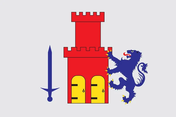 Флаг Богуслана - провинция в Готаленде — стоковый вектор