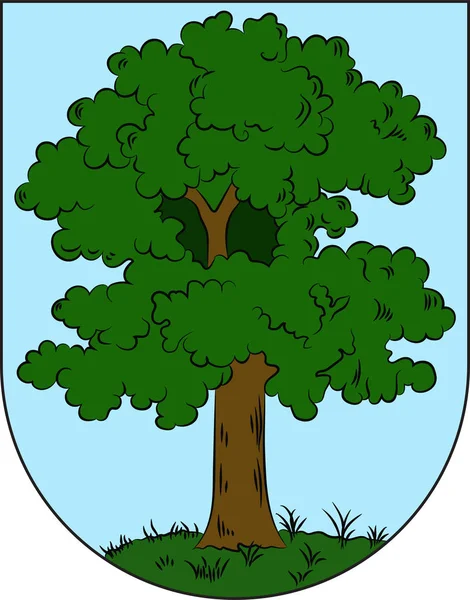 Wappen der Stadt Hillerod in Dänemark — Stockvektor