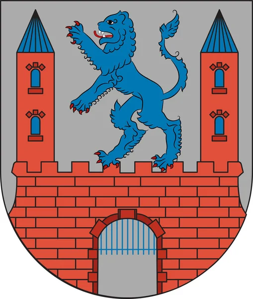 Neustadt am Ruebenberge címere Alsó-Szászországban, Németország — Stock Vector