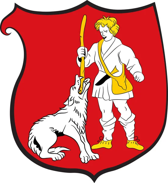 Escudo de armas de Wulfrath en Renania del Norte-Westfalia, Alemania — Vector de stock