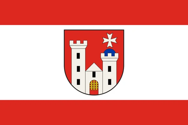 Wiehl zászlaja, Észak-Rajna – Vesztfália, Németország — Stock Vector