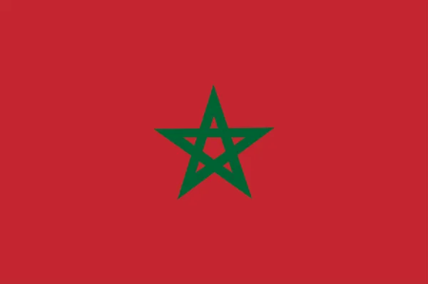 モロッコの旗 — ストックベクタ