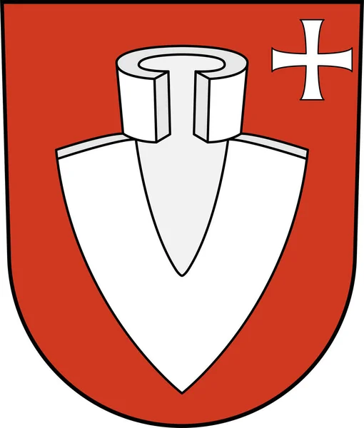 Герб Шваменгена в Швейцарии — стоковый вектор