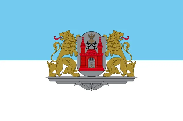 Escudo de Riga en Letonia — Vector de stock
