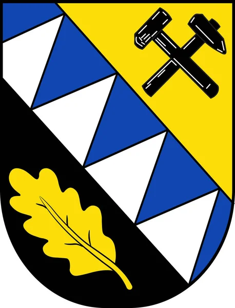 Wappen von oer-erkenschwick in Nordrhein-Westfalen, Keim — Stockvektor