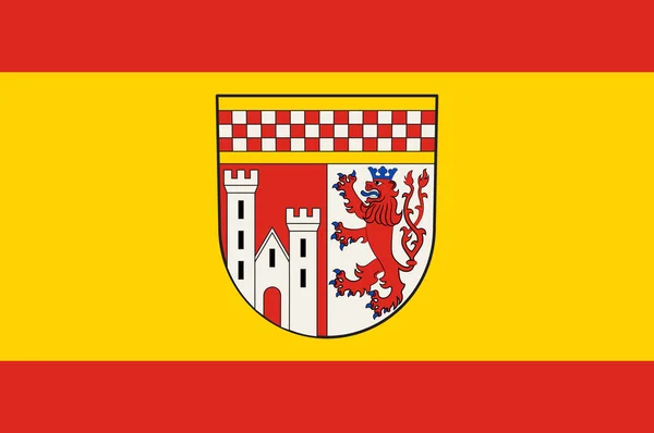Прапор Обербершера в північному Рейн-Вестфалії, Німеччина — стоковий вектор