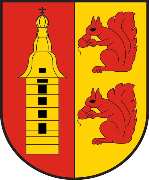 Wappen von Raesfeld in Nordrhein-Westfalen, Deutschland — Stockvektor