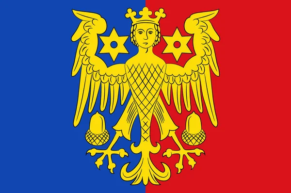 Σημαία του Aurich στην Κάτω Σαξονία της Γερμανίας — Διανυσματικό Αρχείο