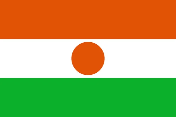 Vlag van de Niger — Stockvector