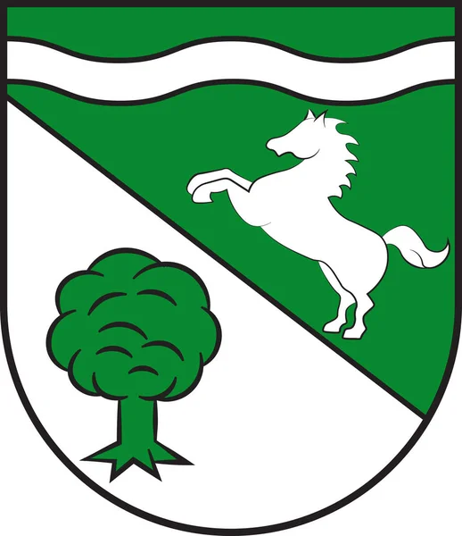 Escudo de Herzebrock-Clarholz en Renania del Norte-Westfalia, G — Vector de stock