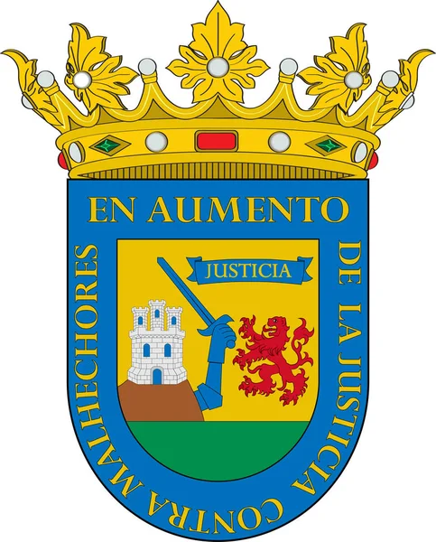 Escudo de armas de Álava en el País Vasco en España — Vector de stock