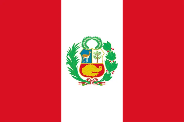 Прапор Перу — стоковий вектор