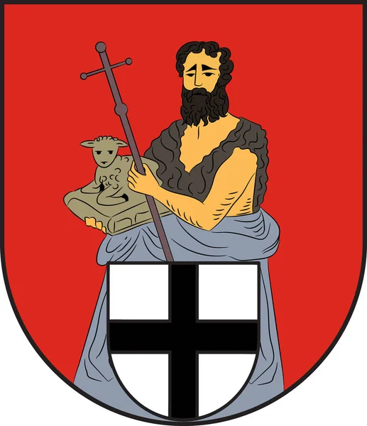 Wappen von Nordrhein-Westfalen, Deutschland — Stockvektor