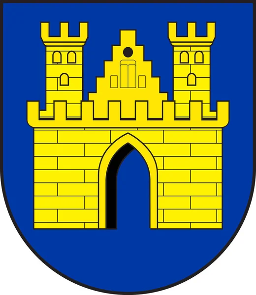 Freudenberg címere Észak-Rajna-Vesztfália, Németország — Stock Vector