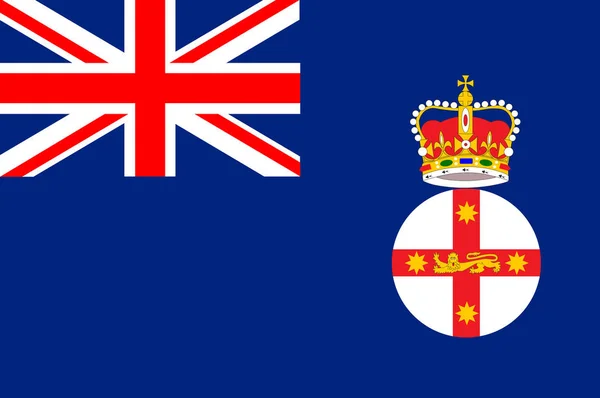 Σημαία Της Νότιας Νέας Ουαλίας — Διανυσματικό Αρχείο