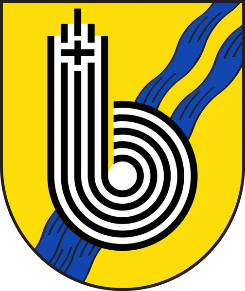 Wappen von Borchen in Nordrhein-Westfalen, Deutschland — Stockvektor