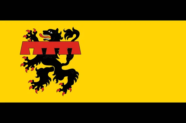 Flagge von Blankenheim in Nordrhein-Westfalen, Deutschland — Stockvektor