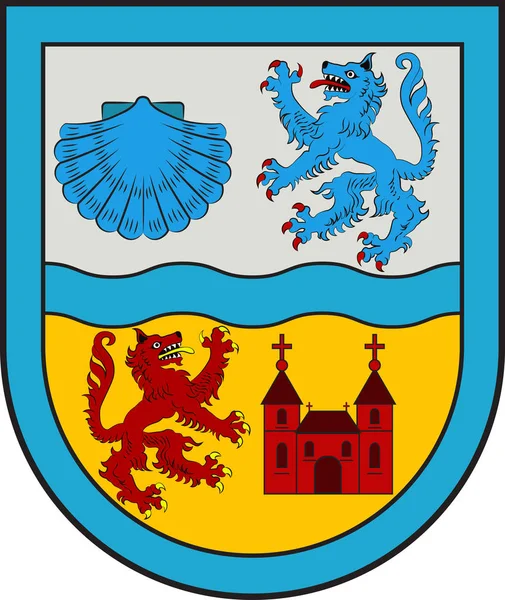 Alsenz-obermoschel im donnersbergkreis rhinel — Stockvektor