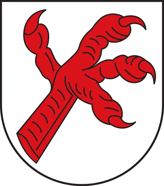 Mettenheim címere a Rajna-vidék – Palatinat régióban — Stock Vector