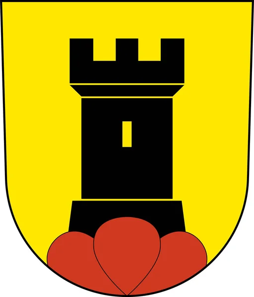 Герб міста Альтстеттен в Швейцарії — стоковий вектор