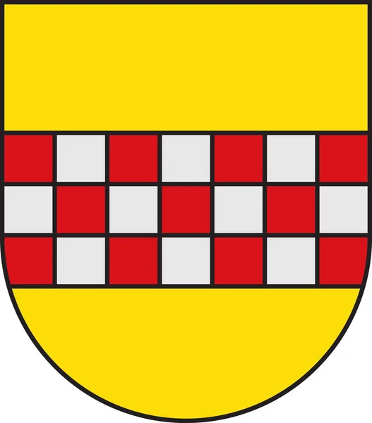 北ライン・ウェストファリアのハムの紋章、ドイツ — ストックベクタ