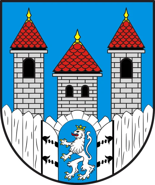 Escudo de Holzminden en Baja Sajonia, Alemania — Vector de stock