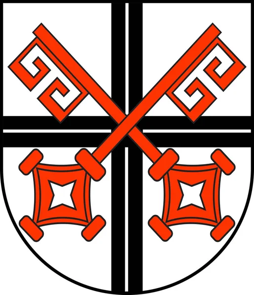 Escudo de Andernach en Renania-Palatinado, Alemania — Vector de stock
