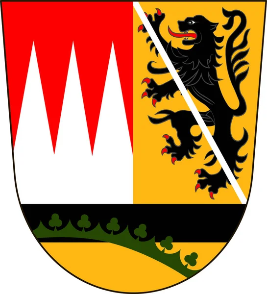 Stemma di Hasberge nella Bassa Franconia, Germania — Vettoriale Stock