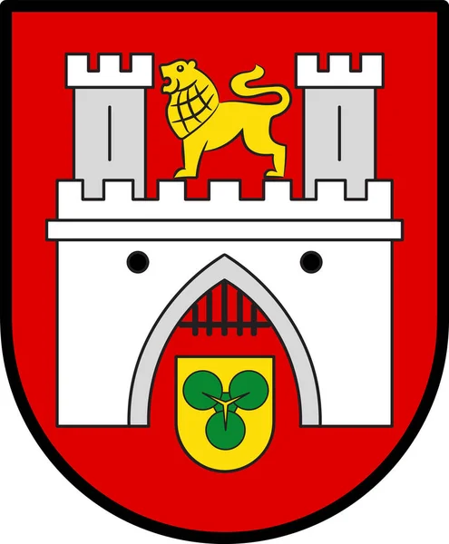 Wappen von Hannover in Niedersachsen, Deutschland — Stockvektor