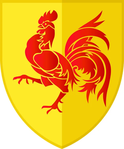 Coat of arms of Wallonia in Belgium — Stock Vector