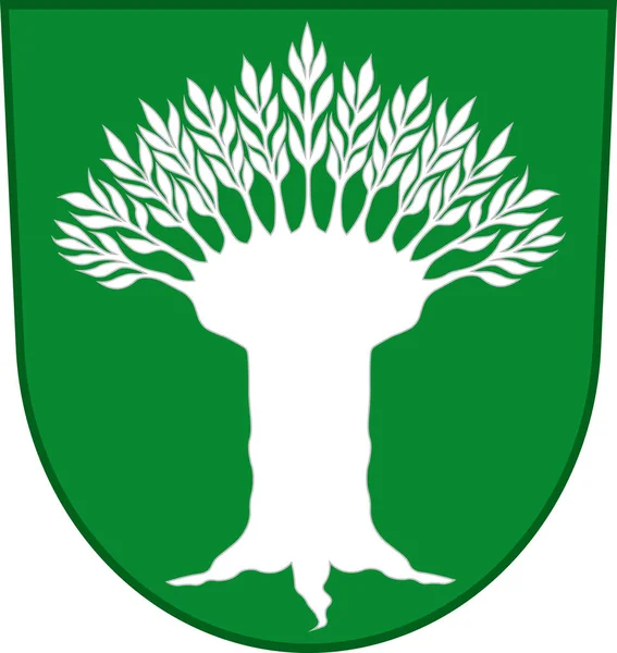 Coat of arms of Wesel in North Rhine-Westphalia, Germany — Stock Vector