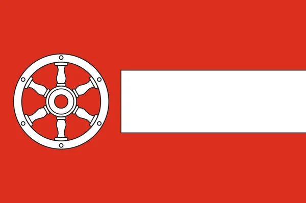 Escudo de Erfurt en Turingia, Alemania — Vector de stock