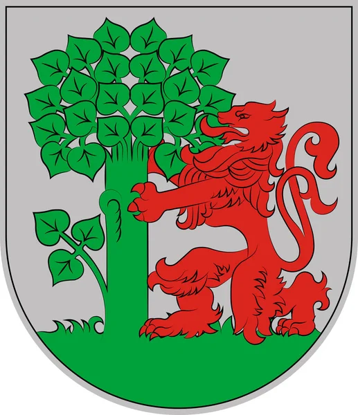 Wappen von Liepaja in Kurland in Lettland — Stockvektor