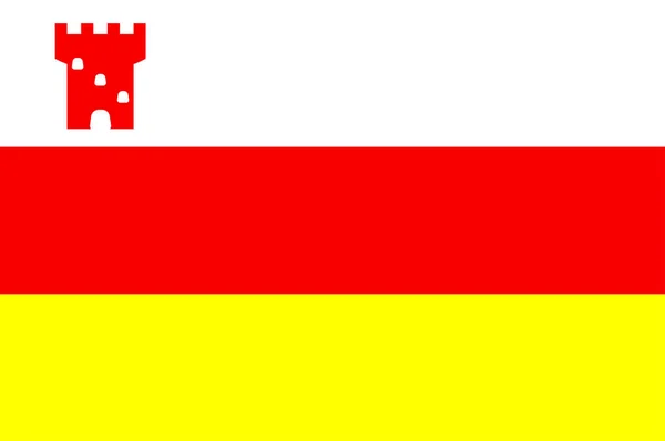 Bandera de Santa Barbara City, California, Estados Unidos — Vector de stock