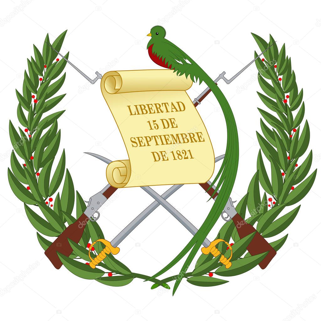 Coat of arms of Republic of Guatemala