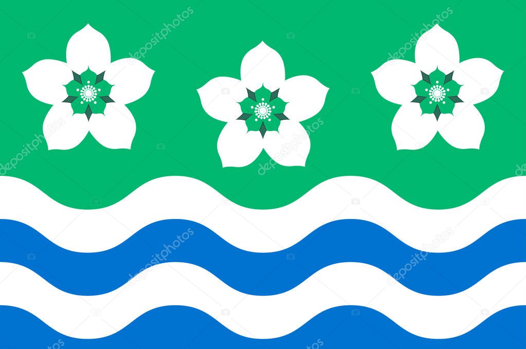 Flag of Cumberland in England