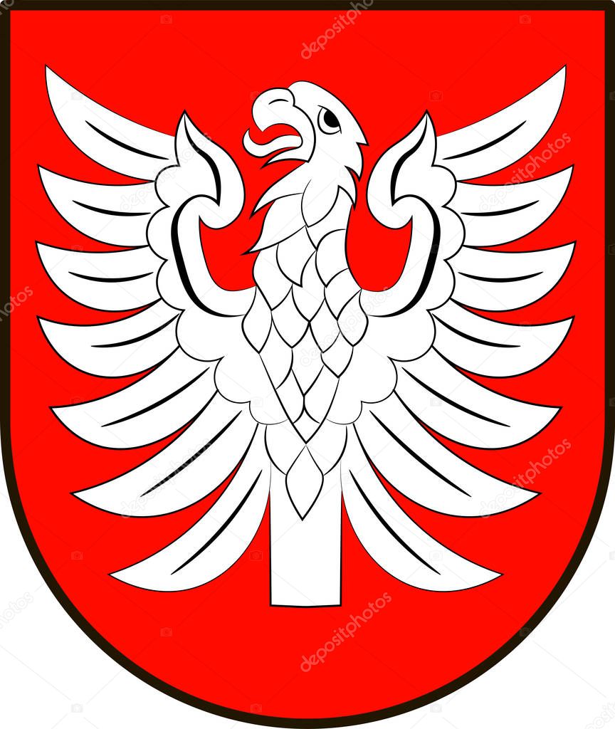 Coat of arms of Heilbronn in Baden-Wuerttemberg, Germany