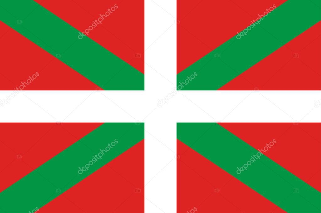 Flag of Basque Country in Spain