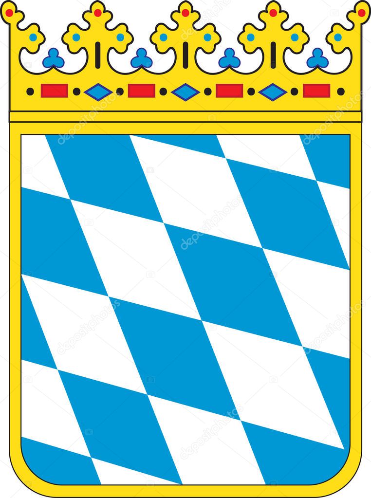 Coat of arms of Bavaria in Germany